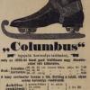 Advertentie 1890 Columbus schaats Rohonczy, Budapest (Hongarije)