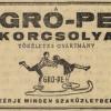 Advertentie 1934 schaatsenverkoper Peter Gross, Budapest (Hongarije)