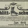 Advertentie 1874 schaatsenmaker I. Heiss junior, Graz (Oostenrijk)