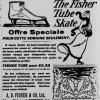 Advertentie 1902 Tube skate van The A.D. Fisher Co, Toronto (Canada)