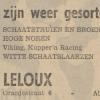 1964 Advertentie Kupper'n Racing schaatsenverkoper Jo Leloux, Almelo