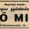 Advertentie 1941 schaatsenmaker Verö Miksa, Budapest (Hongarije)