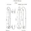 Tekening patent 1859 schaatsenmaker I.W.&F.M. Norcross, MA (USA)