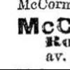 Vermelding 1867-77 Lain's Brooklyn City Directory McCormick Roller Skate Manf.