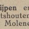 Advertentie 1940 schaatsenmaker H.Hendriks, Drachten